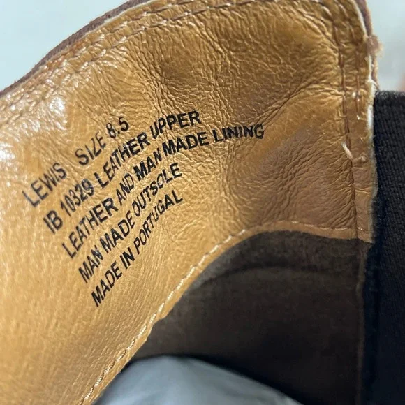 Miz Mooz LEWIS Chelsea Boots Booties Brown Leather Pull On Women's Size 8.5 US - Picture 7 of 12